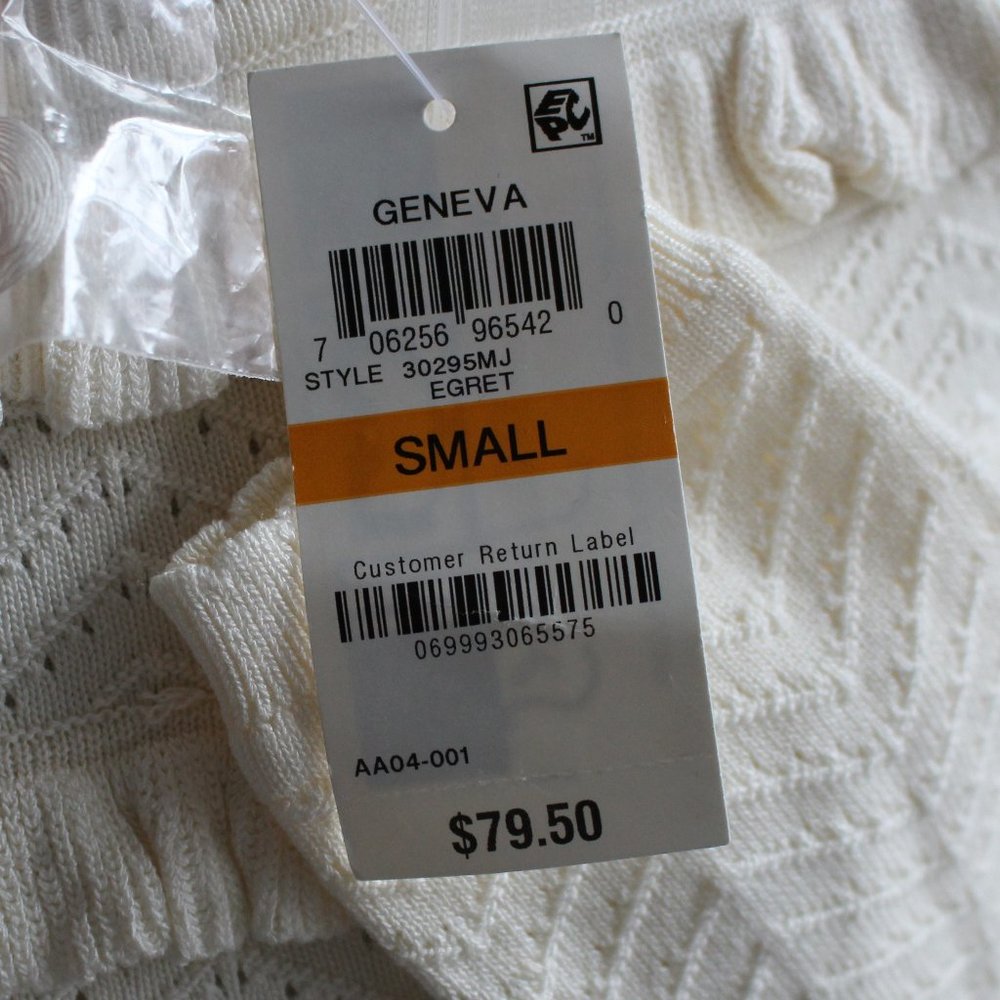Maison Jules Ivory Ruffled Sweater - Picture 5 of 7